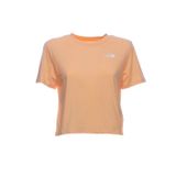 The North Face NF0A55AY W Foundation Crop Tee Eu Mavi Kadın T-Shirt