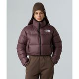 The North Face NF0A5GGEBQ71-001 W Nuptse Bordo Kadın Mont