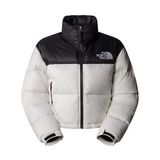 The North Face NF0A5GGEROU1 Krem W Nuptse Short Kadın Outdoor Montu
