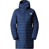 The North Face NF0A7UK7HDC1 Belleview Stretch Down Parka Uzun Mavi Kadın Mont