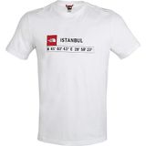 The North Face NF0A7ZC2FN41 Beyaz Gps Tee İstanbul Erkek Günlük Tişört