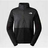 The North Face NF0A825ZKT01 M Siyah Gri Ao Full Zıp Erkek Sweatshirt