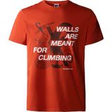 The North Face NF0A827JLV41 M Outdoor Graphic Tee Kırmızı Erkek T-Shirt