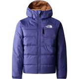 The North Face NF0A82DAOSX1 İki Taraflı Kaz Tüyü Kapşonlu Mavi Erkek Çocuk Ceketi