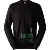 The North Face NF0A854AJK31 Siyah M Blown Up Logo Crew Erkek Outdoor Sweatshirts