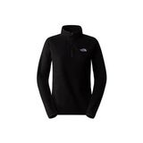 The North Face NF0A855M4H01 Siyah W 100 Glacier 1/4 Zip Polar Kadın Sweatshirt