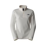 The North Face NF0A855M4HP1 W 100 Glacier 1/4 Zip Beyaz Kadın Polar Sweatshirt