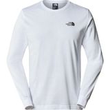 The North Face NF0A87N8FN41 M L-S Easy Tee Beyaz Erkek T-shirt