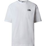 The North Face NF0A87NRFN41-001 Beyaz M S/S Essential Oversize Tee Erkek Tişört