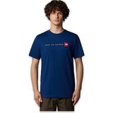 The North Face NF0A87NS M Ss Never Stop Exploring Tee Lacivert Erkek T-Shirt