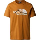 The North Face NF0A87NTPCO1 M S-S Mountain Line Tee Kahverengi Erkek T-shirt