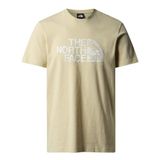 The North Face NF0A87NX3X41 M S/S Woodcut Dome TEE Krem Erkek T-Shirt