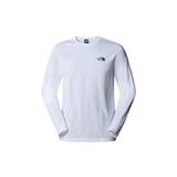 The North Face NF0A87QNFN41 M L-S Simple Dome Tee Beyaz Erkek T-shirt