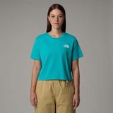 The North Face Nf0A87U4E6F1 W Sımple Dome Cropped Relaxed Tee Kadın Tişört