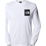 The North Face NF0A8A6PFN41 Beyaz M L/s Fine Tee Erkek Outdoor Tişörtü