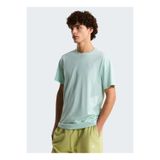 The North Face NF0A8CZ2G701-M EVOLUTION SIMPLE DOM Mavi Yuvarlak Regular Fit Düz Erkek T-Shirt