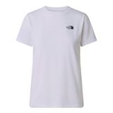 The North Face NF0A8FX7FN41 Beyaz W Evolution Simple Dome Slm Kadın Outdoor Tişörtü