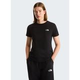 The North Face NF0A8FX7JK31- EVOLUTION SIMPLE DOME Siyah Dar Kadın T-Shirt
