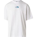 The North Face NF0A8G9UFN41 M Lıquıd Logo Oversıze Short Sleeve Tee Beyaz Erkek Tişört