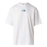 The North Face NF0A8G9UFN41 M Lıquıd Logo Oversıze Short Sleeve Tee Beyaz Erkek Tişört