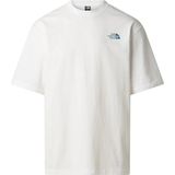 The North Face NF0A8G9WFN41-M Lıquıd Box Oversıze Beyaz Yuvarlak Regular Fit Düz Erkek T-Shirt - 2XL