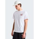 The North Face NF0A8GQMFN41-M CAMPING RELAXED-GRAP Beyaz Regular Fit Baskılı Erkek T-Shirt