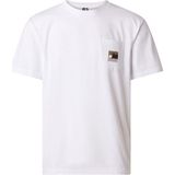 The North Face NF0A8GUUFN41 M Mountaın Logo Rlx Ss Tee-Graphic Beyaz Erkek Tişört