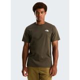 The North Face NF0A8GUW21L1-NORTH Faces Tee-Grap Haki Regular Fit Düz Erkek T-Shirt - Yeşil