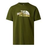 The North Face NF0A8GUXBRI1 M Mountaın Lıne Regular Short Sleeve Tee Yeşil Erkek Tişört