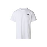 The North Face NF0A8GV0FN41-M HALF DOME GRAPHIC TE Beyaz Yuvarlak Regular Fit Düz Erkek T-Shirt