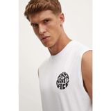 The North Face Oversıze Festıval Square Tank Erkek Atlet Tişört NF0A87F1FN41 - Beyaz