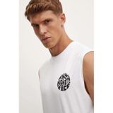 The North Face Oversıze Festıval Square Tank Erkek Atlet Tişört NF0A87F1FN41 - Beyaz