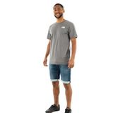 The North Face Redbox Erkek Gri Yuvarlak Yaka Tişört, S, NF0A87NP0UZ1