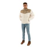 The North Face Saikuru erkek montu (1'li paket), Mantar Gri/Beyaz Dun, L