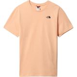 The North Face Simple Dome Kadın Tişört Turuncu Renkli ve Kısa Kol Tasarımıyla Rahat - XS