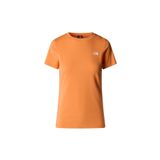 THE NORTH FACE Simple Dome Slim Kadın Turuncu Yuvarlak Yaka Tişört