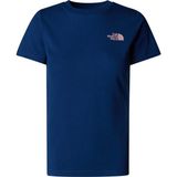 The North Face S/s Box Nse Slim Tee Kadın T-Shirt - NF0A87NM - XL - Mavi