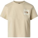 The North Face Sun Regular Short Sleeve Cutie Tee-Gra Kadın T-Shirt - NF0A8GQS - XS - Açık Bej