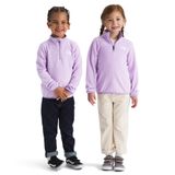 THE NORTH FACE Teen Glacier 1/4 Zip Pullover Çocuk Mor Polar Ceket, NF0A8CVJQZI1