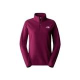 The North Face W 100 Glacier 1/4 Zip Kadın Outdoor Polar Sweatshirts NF0A855MI0H1 Pembe