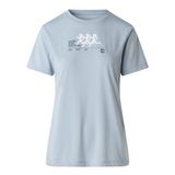 The North Face W Bıtmap Sılhouette Short Sleeves Tee-Gr Kadın Tişört Nf0a8g0cfm21