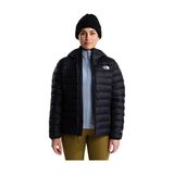 The North Face W Classıc Down Hooded Jacket Kadın Outdoor Montu (700 Dolgu Kaz Tüyü) NF0A8D3EJK31 Siyah - XS