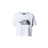 THE NORTH FACE W CROPPED EASY Kadın Tişört NF0A87NAFN41 Beyaz-M