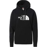 The North Face W Drew Peak Kadın Pullover Hoodie Siyah Pamuklu Outdoor Kullanım İçin Rahat Sweatshirt