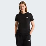 The North Face W Evolution Simple Dome Slm Short Sleeve Kadın T-Shirt - XL - Siyah