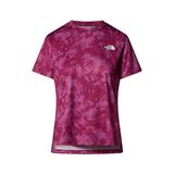 The North Face W Flex S/S Tee Reg Aop Kadın Antrenman Tişörtü NF0A8BQG85N1 Pembe