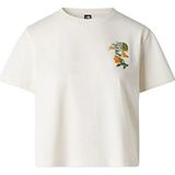 The North Face W Flora Embro Regular Kadın T-Shirt NF0A8G9QQLI1 - XS - Beyaz