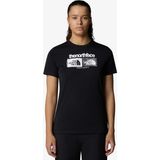 The North Face W Foundatıon Graphıc 1 Kadın Siyah T-Shirt NF0A8BRZJK31 - L