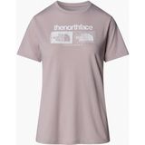The North Face W Foundation Tee Graphic 1 Kadın T-Shirt - Gri