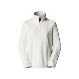 The North Face W Glacier Fleece 1/4 Zip Jacket Kadın Outdoor Çeyrek Fermuarlı Polar Üst NF0A8D2JQLI1 Beyaz